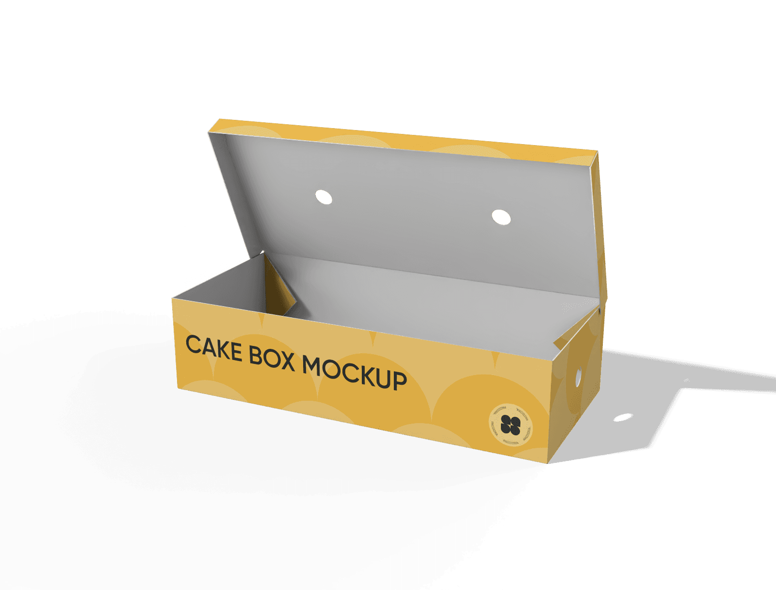 Cake box, 3B katlanmış hâli