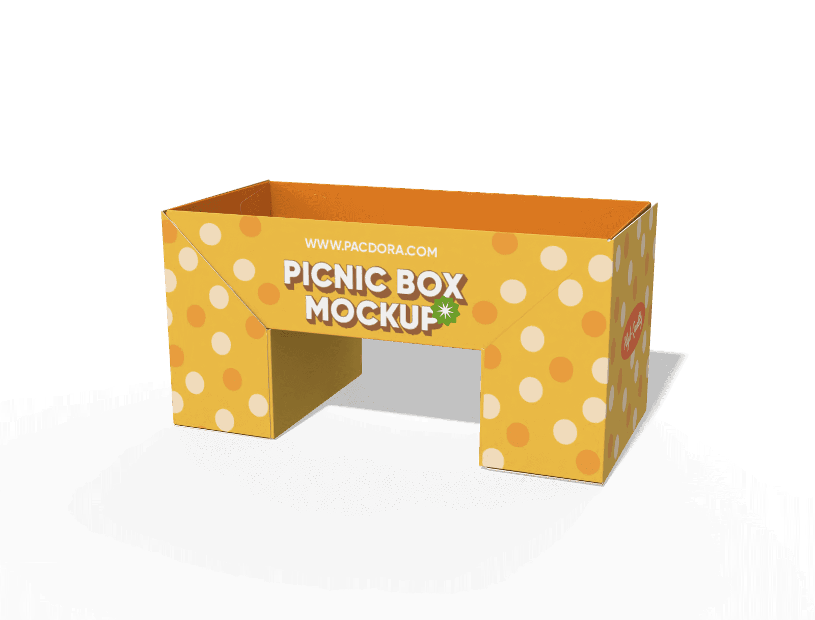Picnic box, 3B katlanmış hâli
