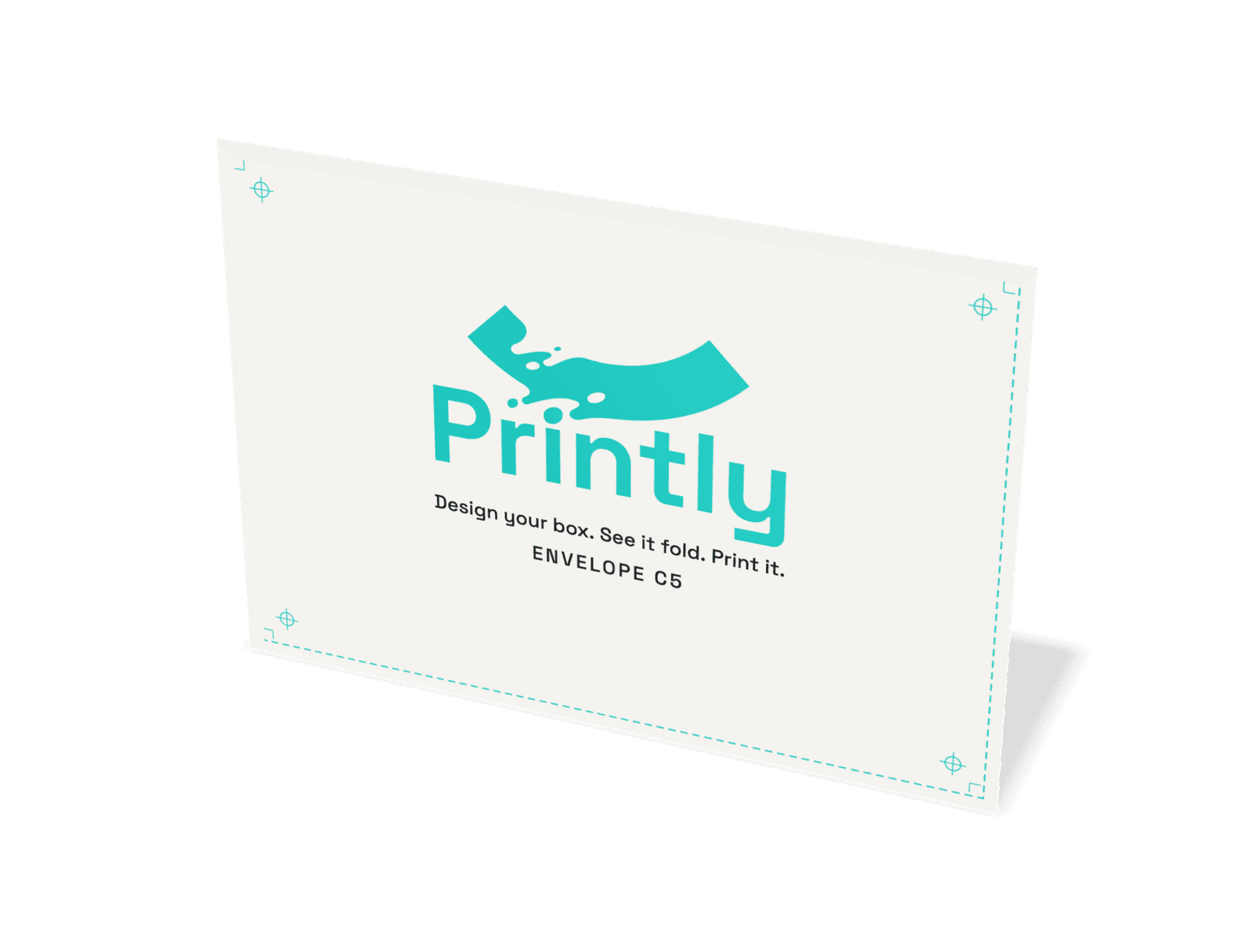 Envelope C5 (229 x 162 mm) folded in 3D