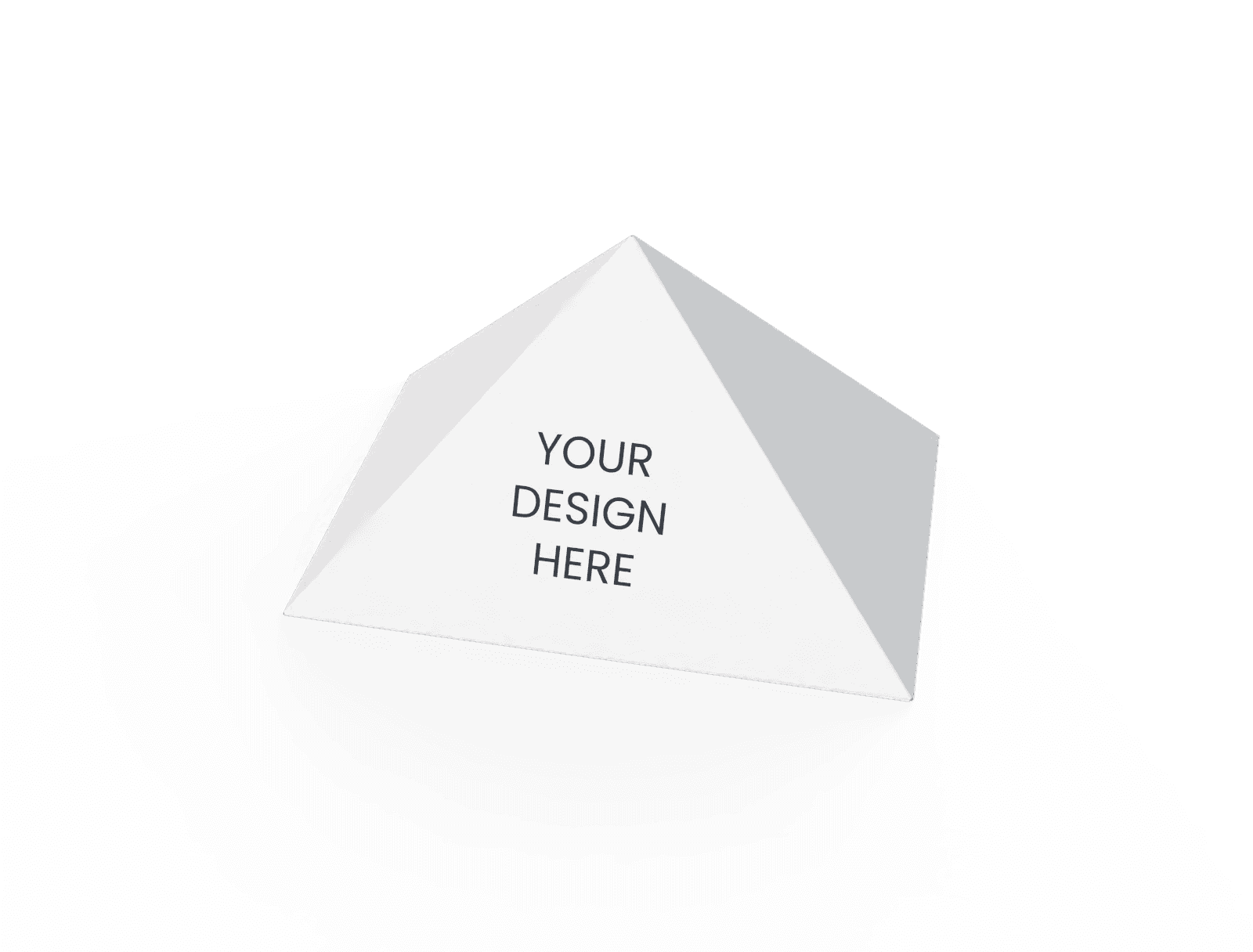 Pyramid box, 3B katlanmış hâli