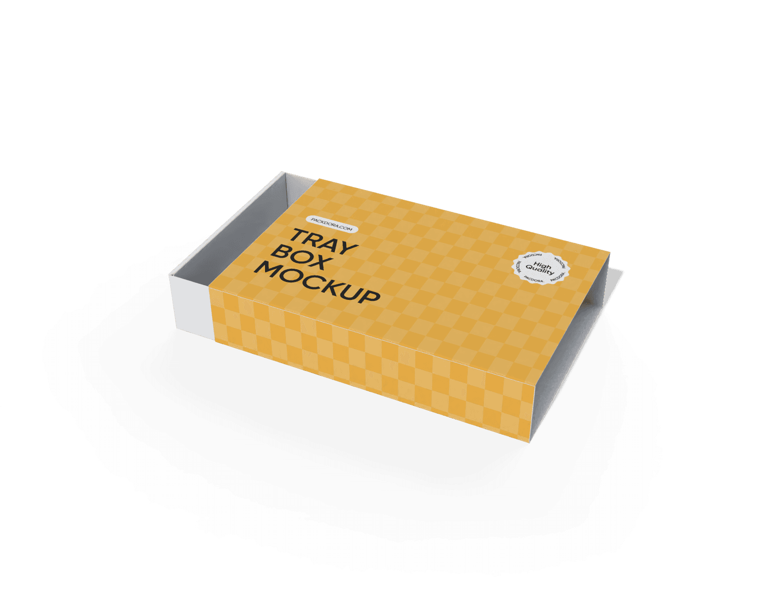 Cookie sleeve box folded in 3D