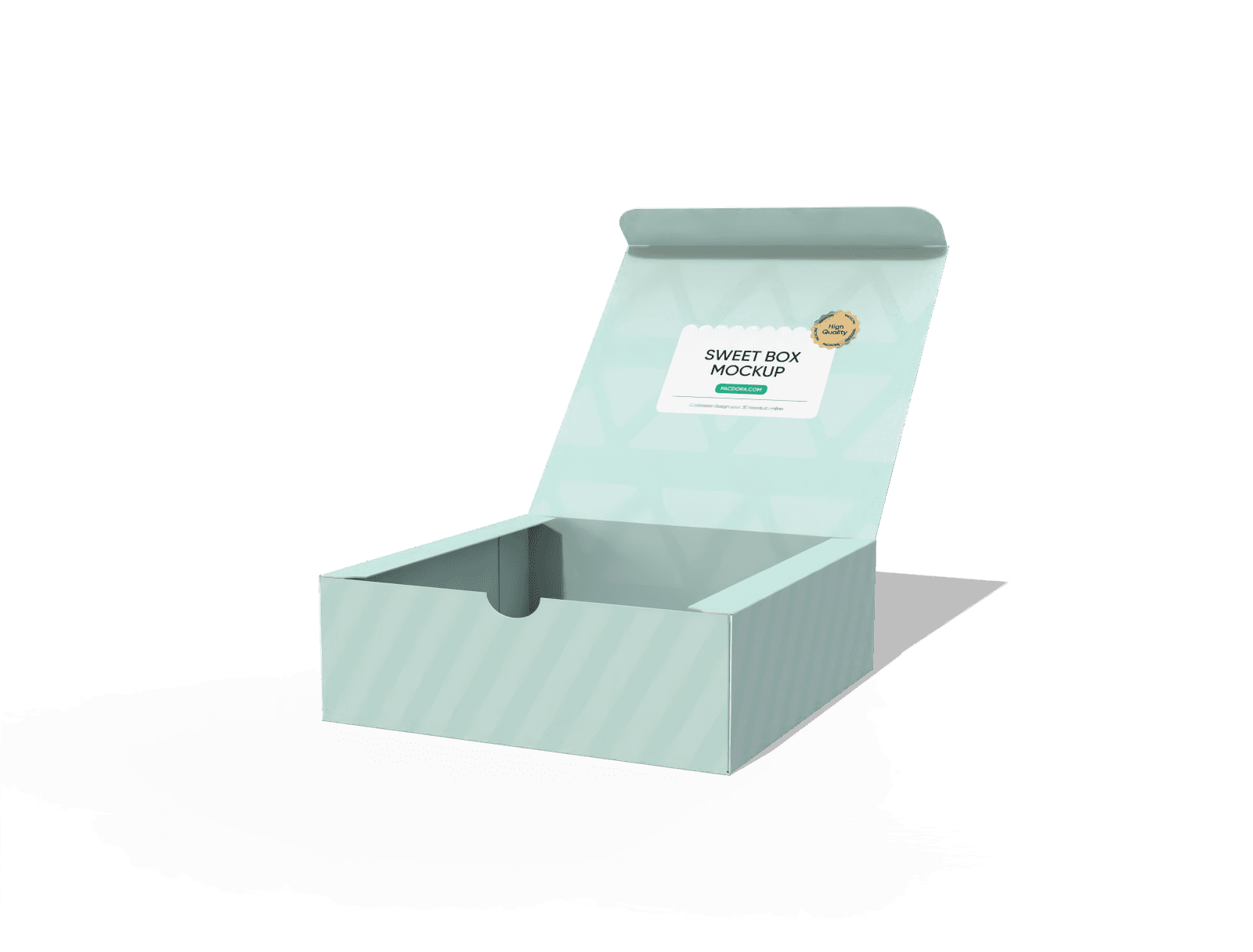 Sweet box folded in 3D